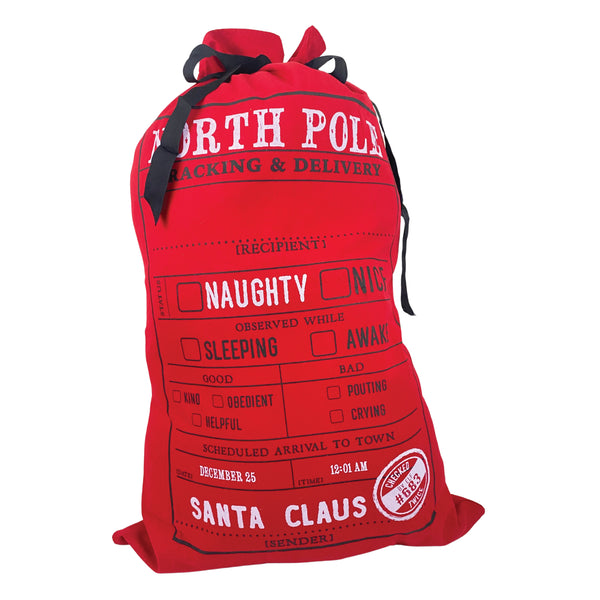 Naughty/Nice Santa Bag