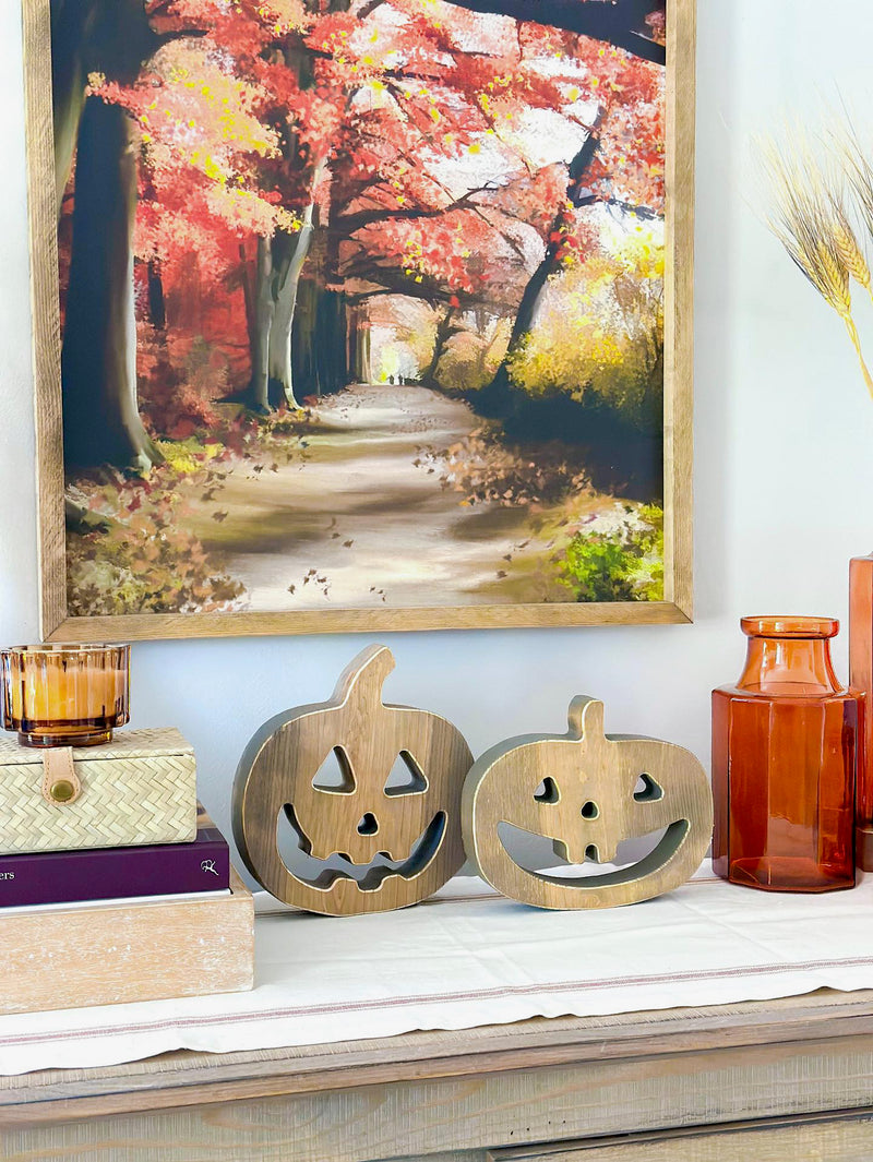 Jack O Lantern B Shape Cutout