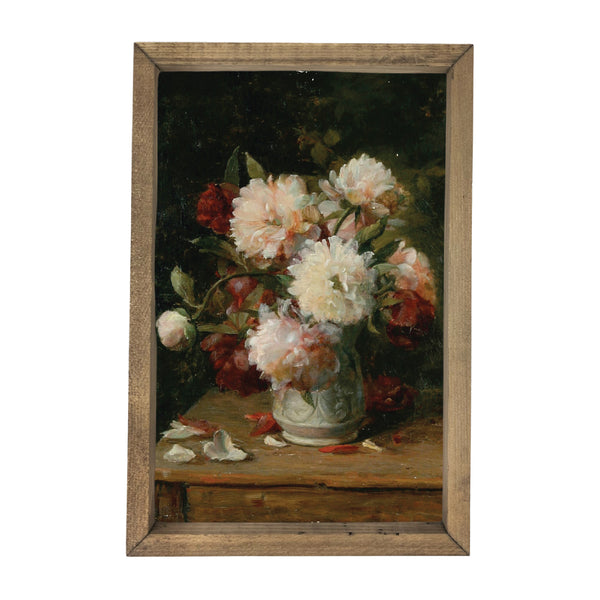 Soft Florals <br>Framed Art