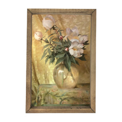 Peonies in Vase <br>Framed Art