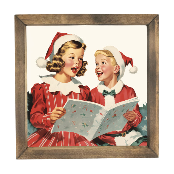 Sharing Holiday Music <br>Framed Print