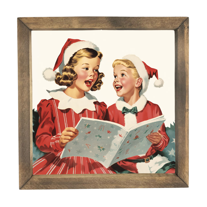 Sharing Holiday Music <br>Framed Print