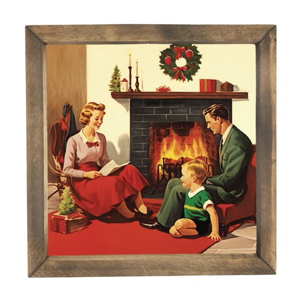 Stories Around the Fire <br>Framed Print