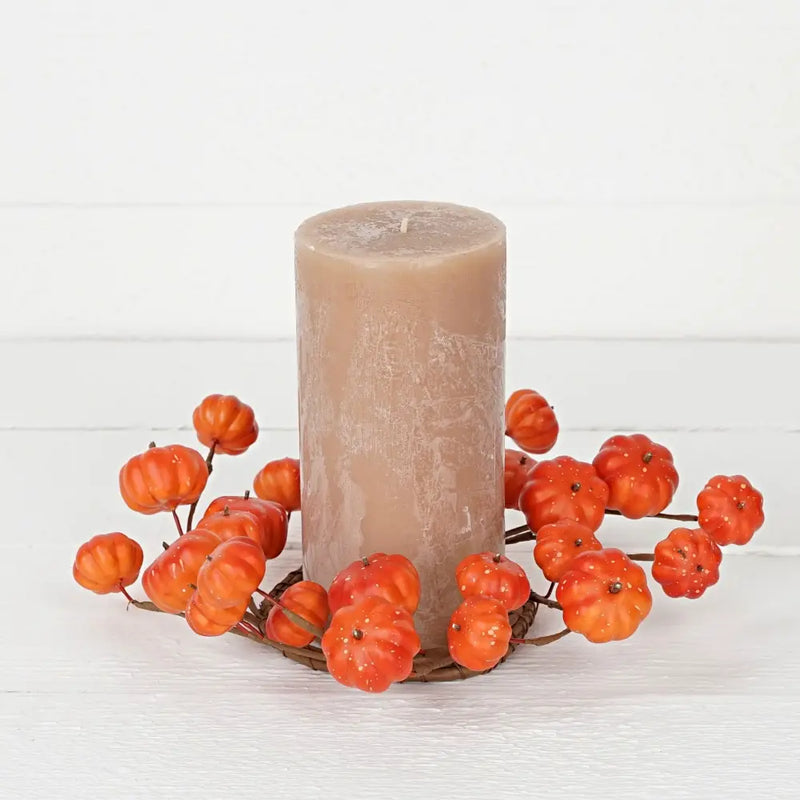 Mini Pumpkins Wreath