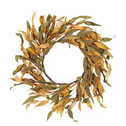 Herb and Leaves and Heather Wreath