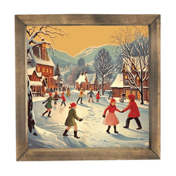 Ice Skating <br>Framed Print
