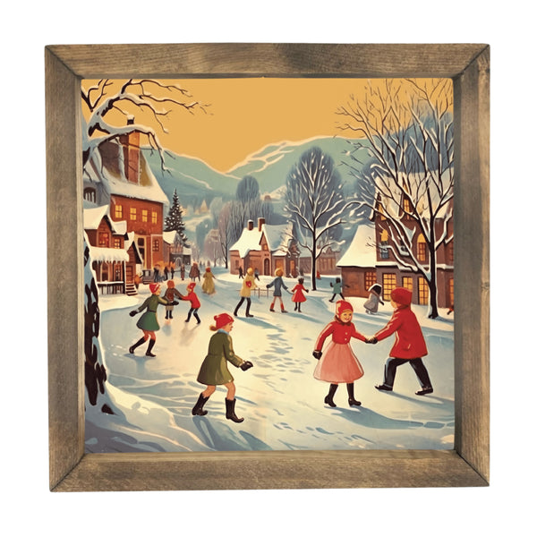 Ice Skating <br>Framed Print