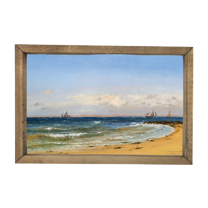 Beach in Summer <br>Framed Art