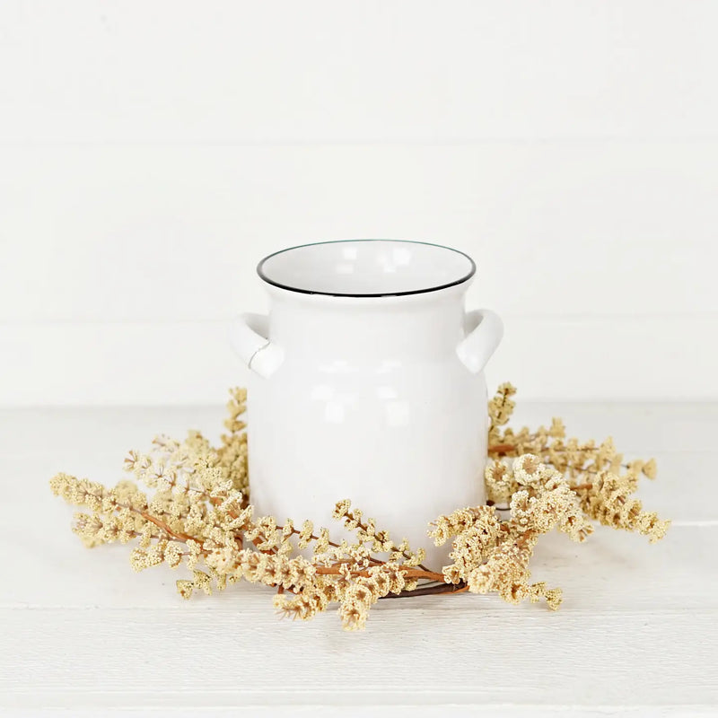 Beige Millet Berry Wreath