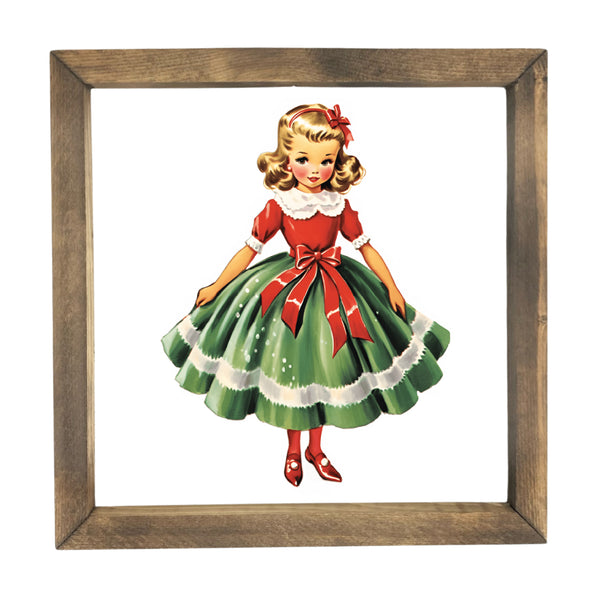 Christmas Dress <br>Framed Print