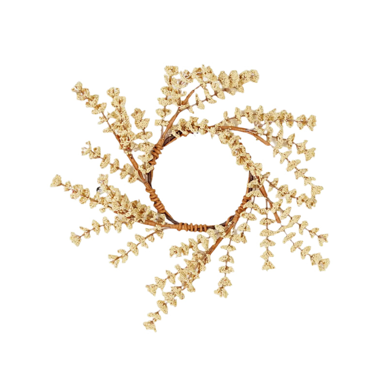 Beige Millet Berry Wreath