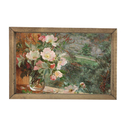 Flowers in the Window <br>Framed Art