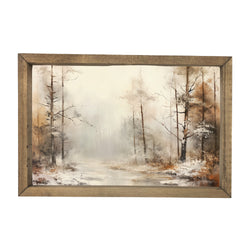 Woods in Winter <br>Framed Art