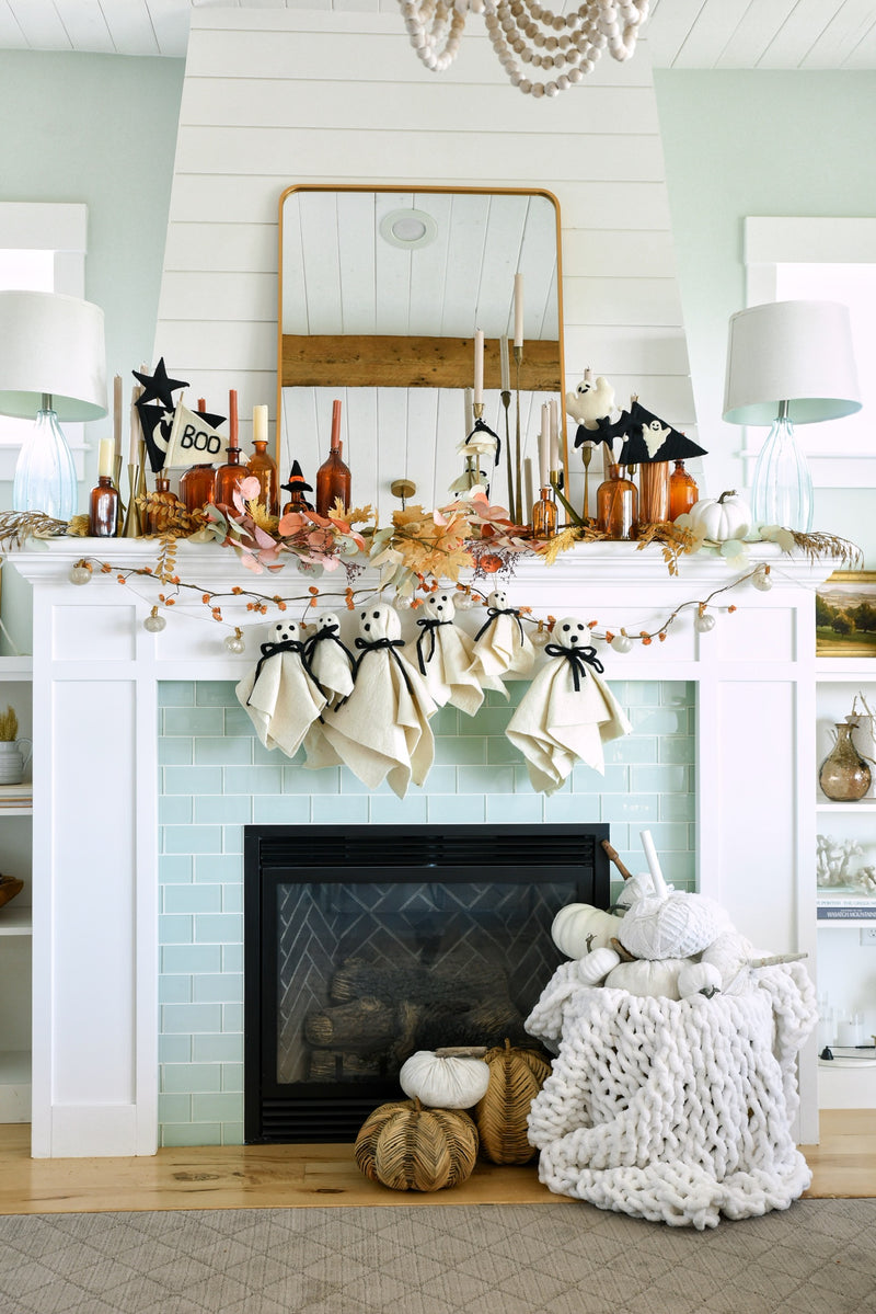 Hanging Felt Ghosts