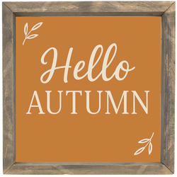 Hello Autumn Framed Print
