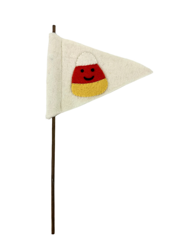 Candy Corn Felt Flag