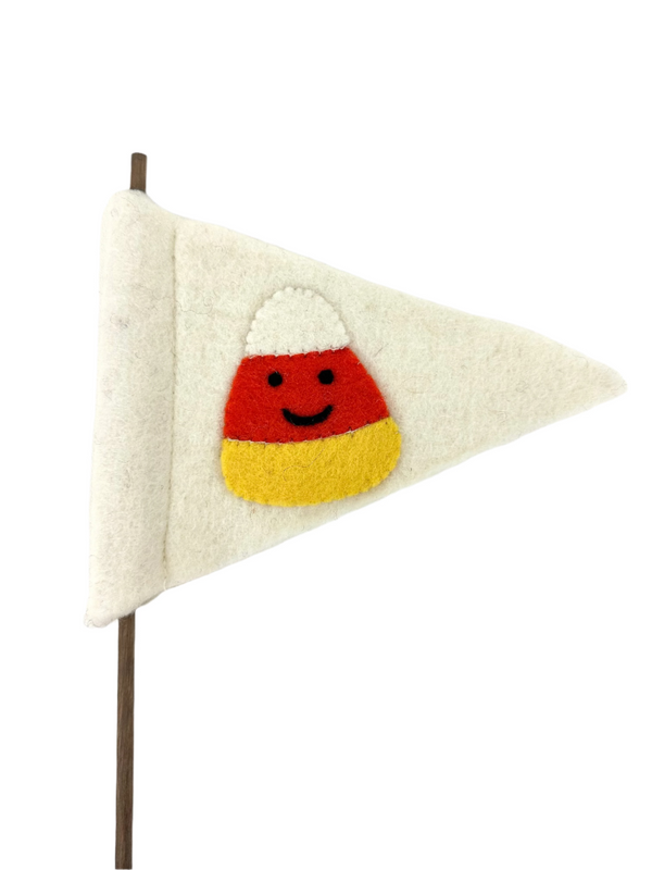 Candy Corn Felt Flag