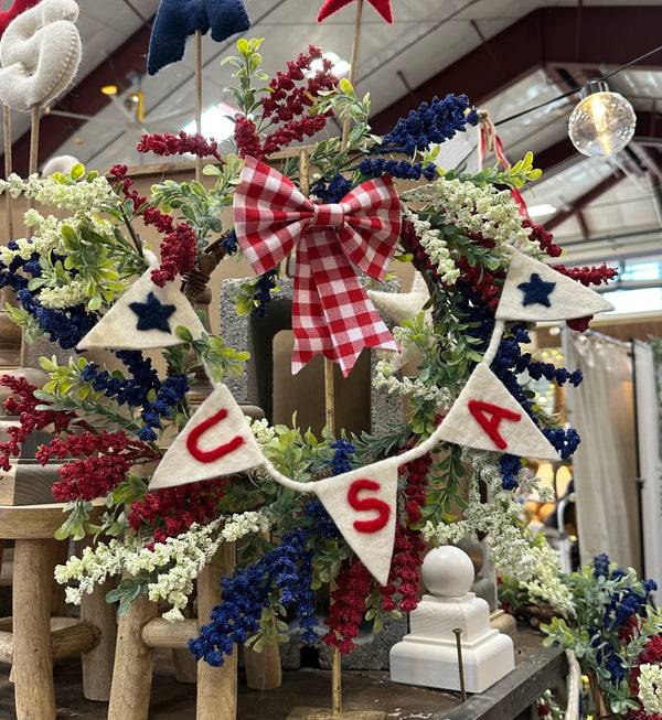 Felt Mini USA Garland