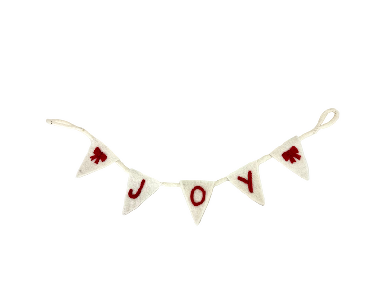 Minii Joy felt banner