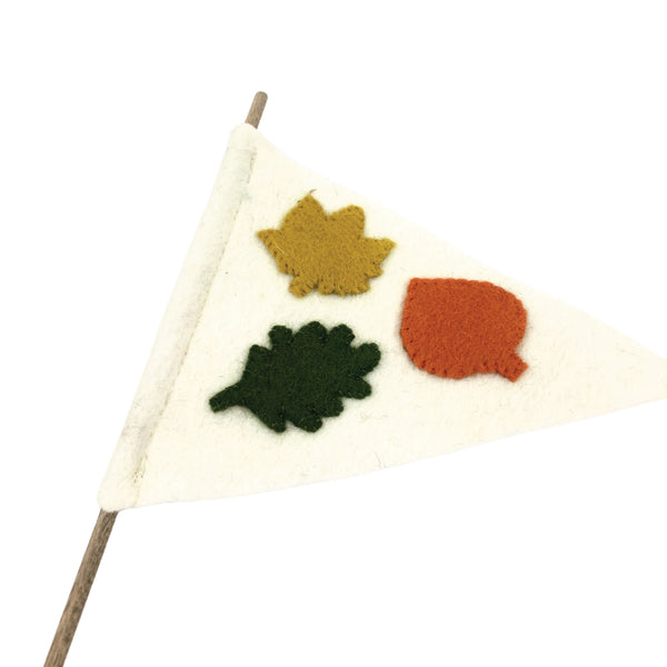 Leaf Felt Flag