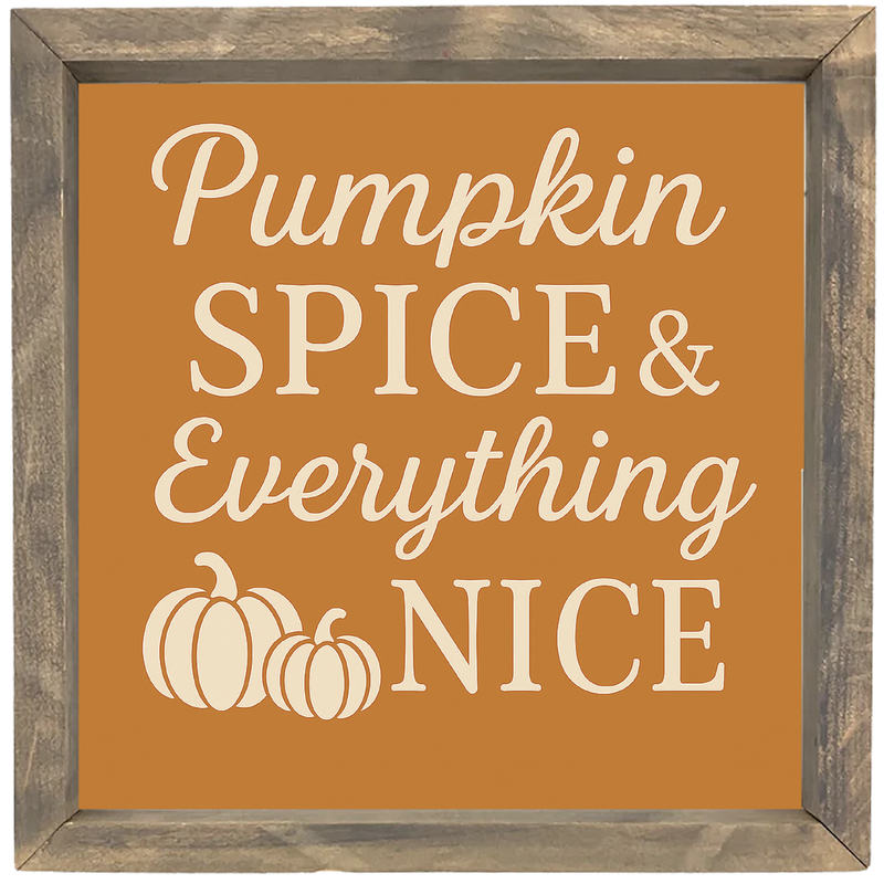 Pumpkin Spice Framed Print