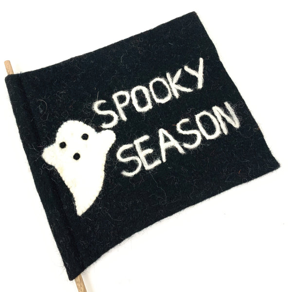 Spooky Season Felt Flag