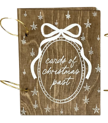 Bow Frame <br>Christmas Card Book