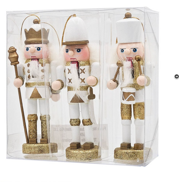 Nutcracker Ornament Set of 3