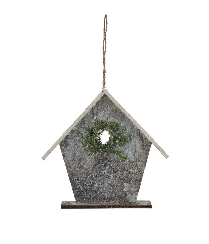 Bird House Ornament