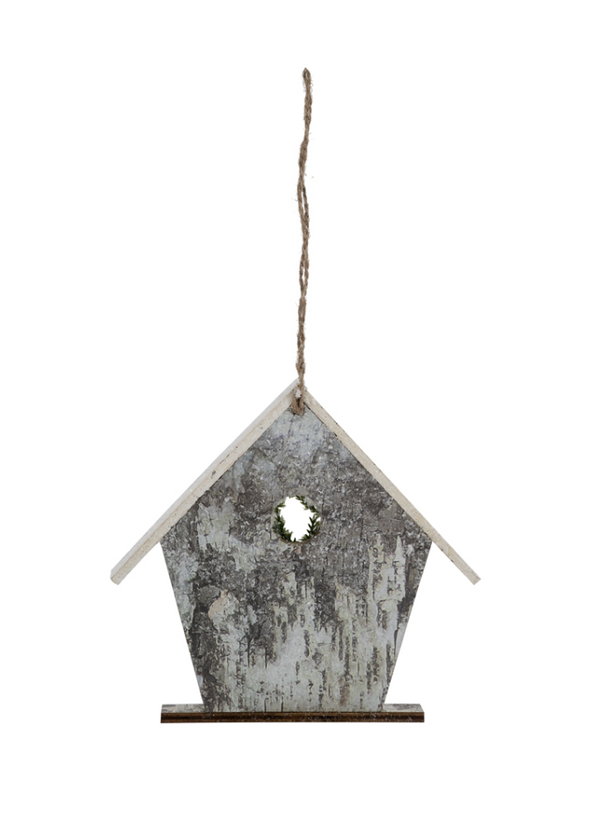 Bird House Ornament