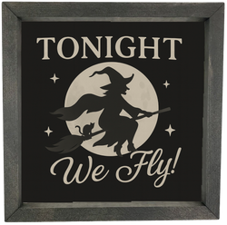 Tonight We Fly <br>Framed Saying