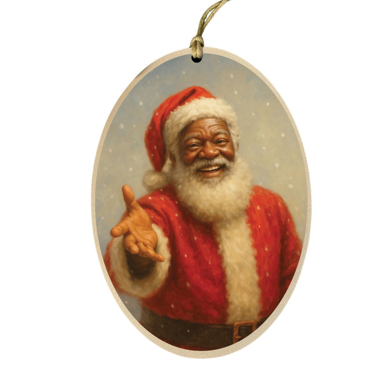 Santa Reaching Ornament