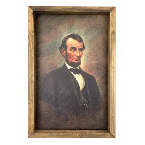 Sitting Abraham Lincoln <br>Framed Art