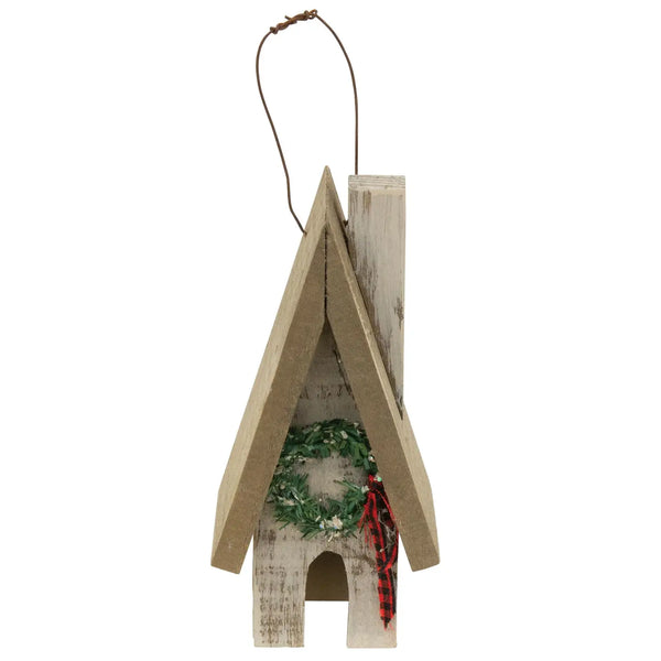 Primitive Town House Ornament