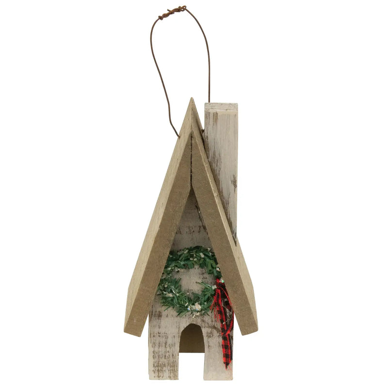 Primitive Town House Ornament