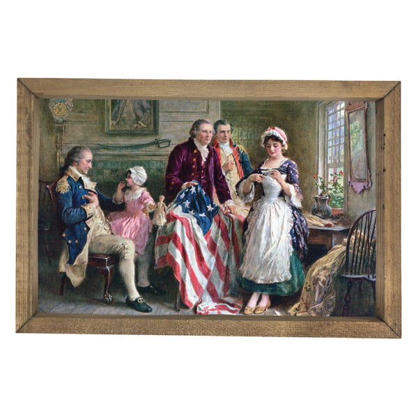 The Birth of Old Glory <br>Framed Art