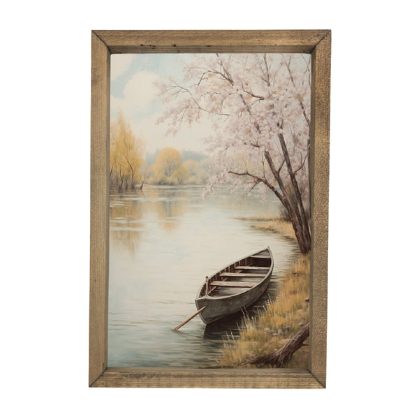 Rowboat by the Shore <br>Framed Art