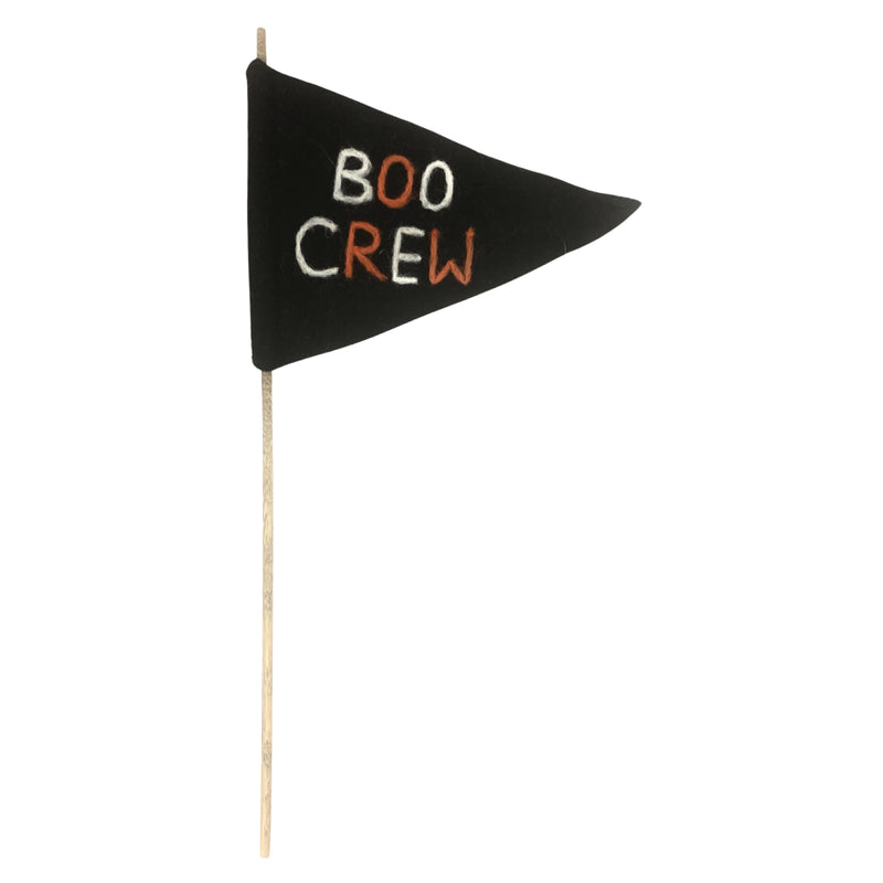 Boo Crew Felt Flag