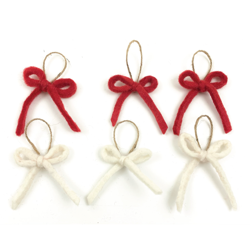 Tiny Bow Ornaments