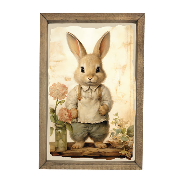 Cute Bunny 1 <br>Framed Art