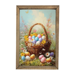 Basket Full of Eggs <br>Framed Art