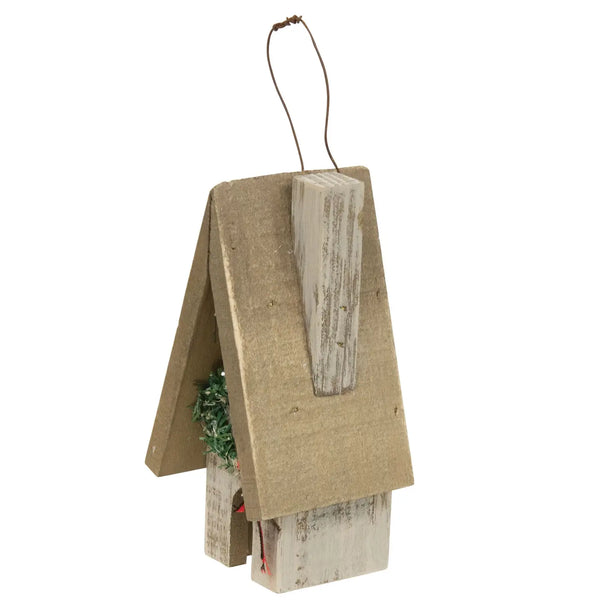 Primitive Town House Ornament