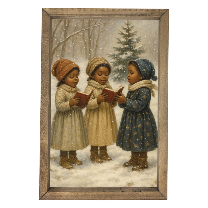 Carolers <br>Framed Art