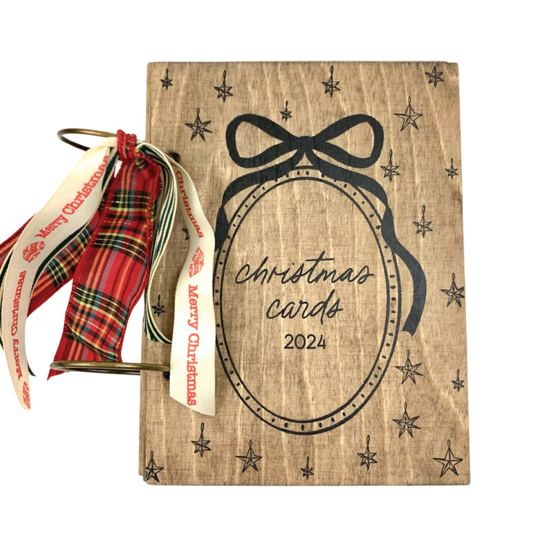 Bow Frame <br>Christmas Card Book