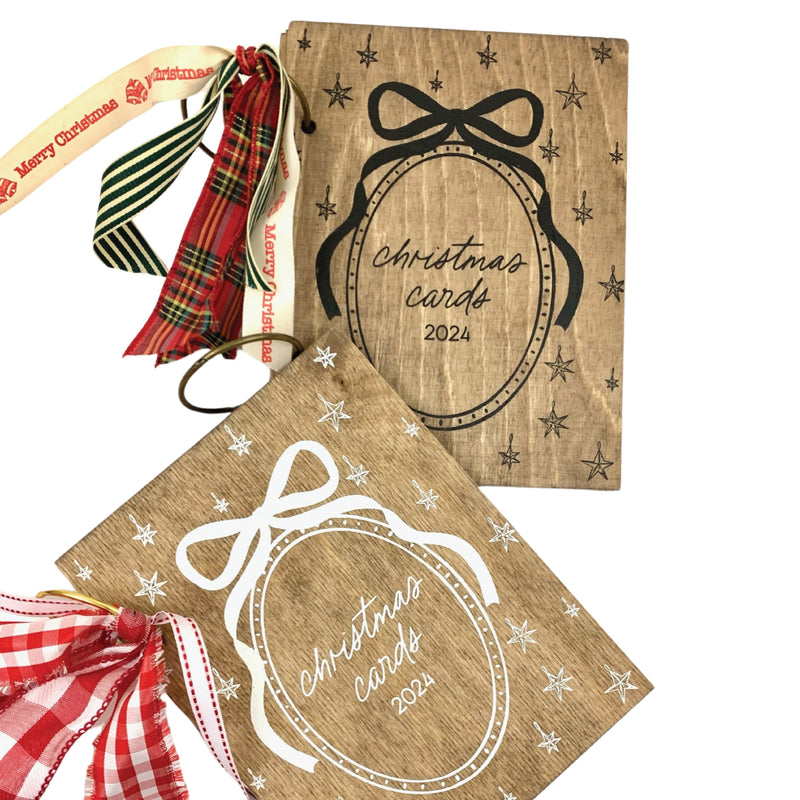 Bow Frame <br>Christmas Card Book