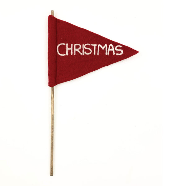 *SALE!* Christmas Felt Flag
