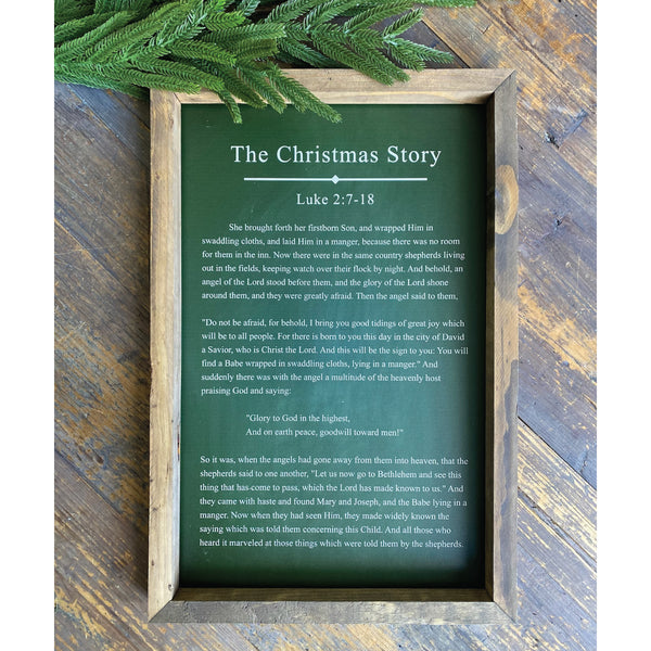 The Christmas Story <br>Framed Print