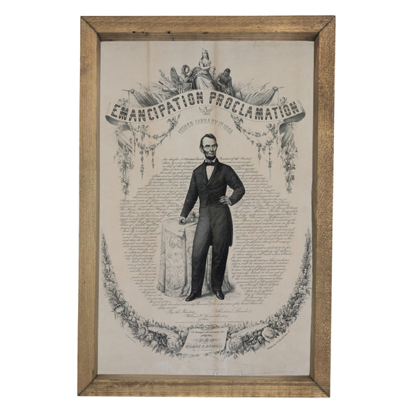 Emancipation Proclamation <br>Framed Art