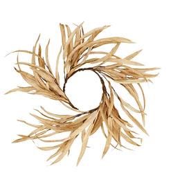 Foam Willow Leaves Wreath