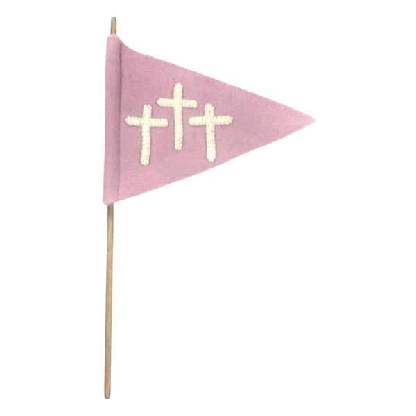 Cross Felt Flag
